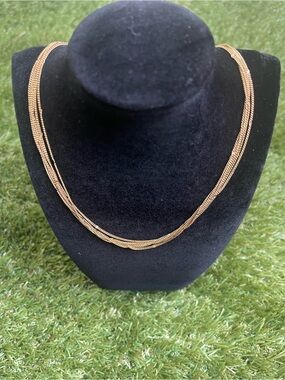 Elegant Gold Multi-Strand Necklace for Women